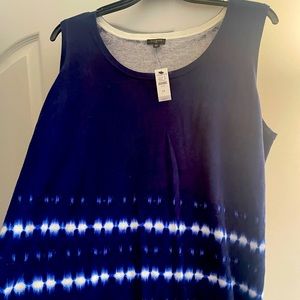 Talbots tie dye top